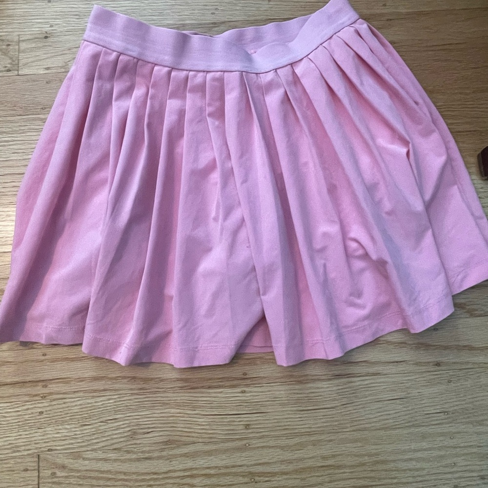 Pink Athleta Tennis Skirt with Built in Shorts